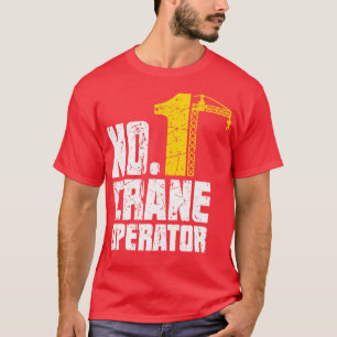 Funny Crane Construction Operator Torn D T Shirt