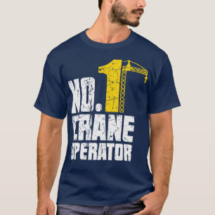 Funny Crane Construction Operator Torn D T Shirt