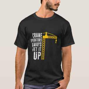 Funny Crane Operator - Construction Operator Torn T Shirt