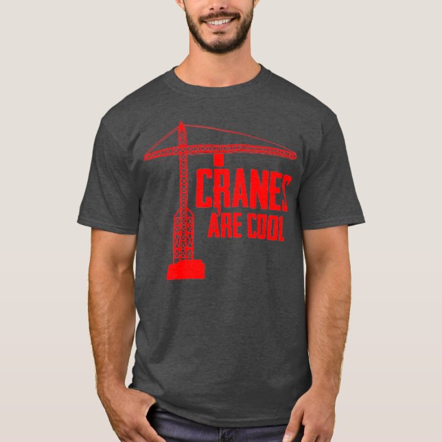 Funny Crane Operator Gift Construction Torn T Shirt (Framsida)