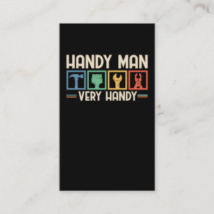 Funny Crateur Verktyg Funny Mechanic Handyman Visitkort