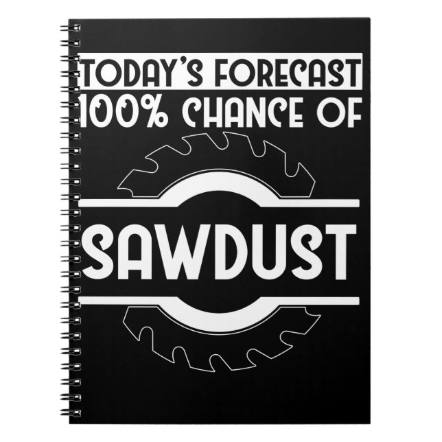 Funny Crateur Woodworking Far Carpenter Anteckningsbok (Framsidan)