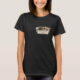 Funny Crazy Cats Hundar Pet Sitter Beige T Shirt