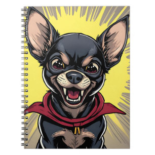 Funny Crazy Chihuahua Anteckningsbok