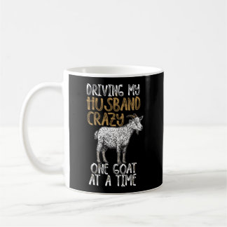 Funny Crazy Goat Dam Gift for Women Pet Farm Anim Kaffemugg