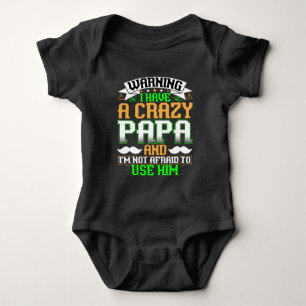 Funny Crazy Pappa T Shirt