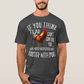 Funny Crazy Rooster Chicken Farm T Shirt