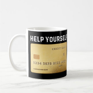 Funny Credit Card Coffee Mug Kaffemugg