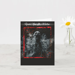 Funny Creepy Halloween Greetings Kort