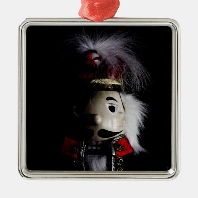 Funny Creepy Nutcracker Julgransprydnad Metall (Framsidan)