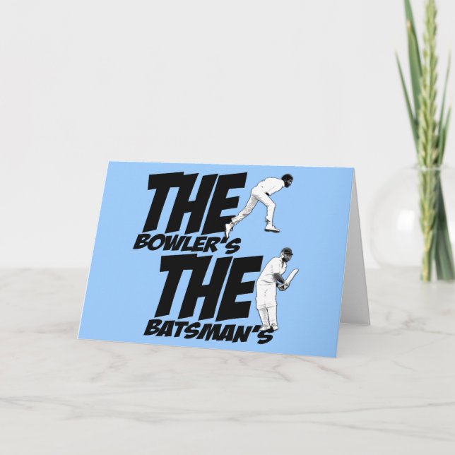 Funny cricket kort (Framsida)
