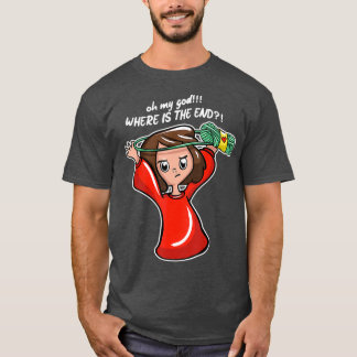 Funny Crochet Knitting Älskare Gift Crochetter T Shirt