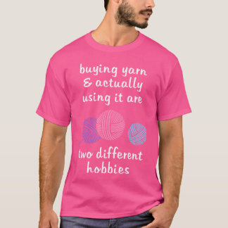 Funny Crochet  Knitting Shirt For Women  Different T Shirt