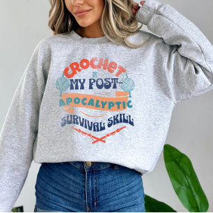 Funny Crochet Sweatshirt T Shirt