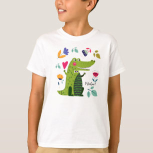 Funny Crokodile Anpassningsbar Kids T-Shirts