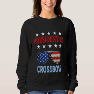 Funny Crossbow Suppories USA flagga Crossbow Sayin T Shirt