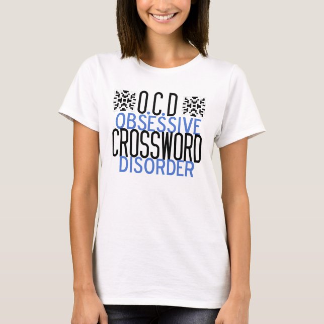 Funny Crossword Puzzle Acdict Tröja (Framsida)