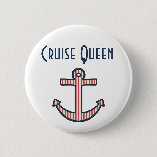 Funny Cruise Button Gag Gift Knapp (Framsida)
