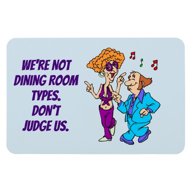 Funny Cruise Cabin Door Dining Room Magnet (Horisontell)