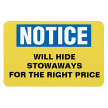 Funny Cruise Cabin Door - Gömmer Stowaways