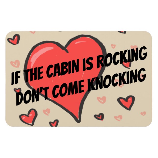 Funny Cruise Cabin Door Magnet (Horisontell)