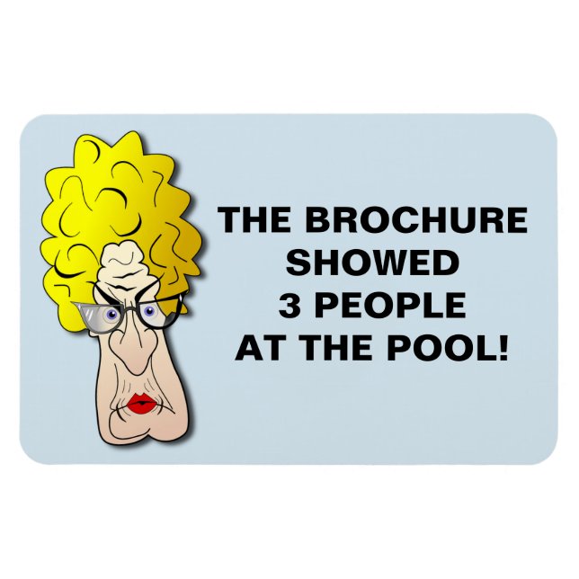 Funny Cruise Cabin Door Magnet - Brochure (Horisontell)
