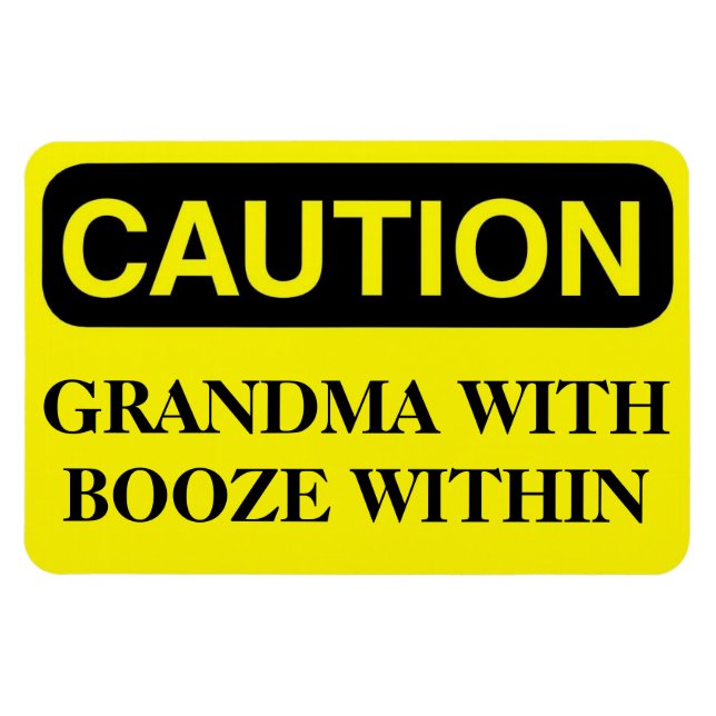 Funny Cruise Cabin Door Magnet - Grandma Sprit (Horisontell)