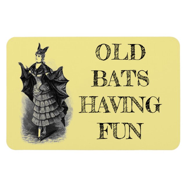 Funny Cruise Cabin Door Magnet - Old Fladdermus (Horisontell)