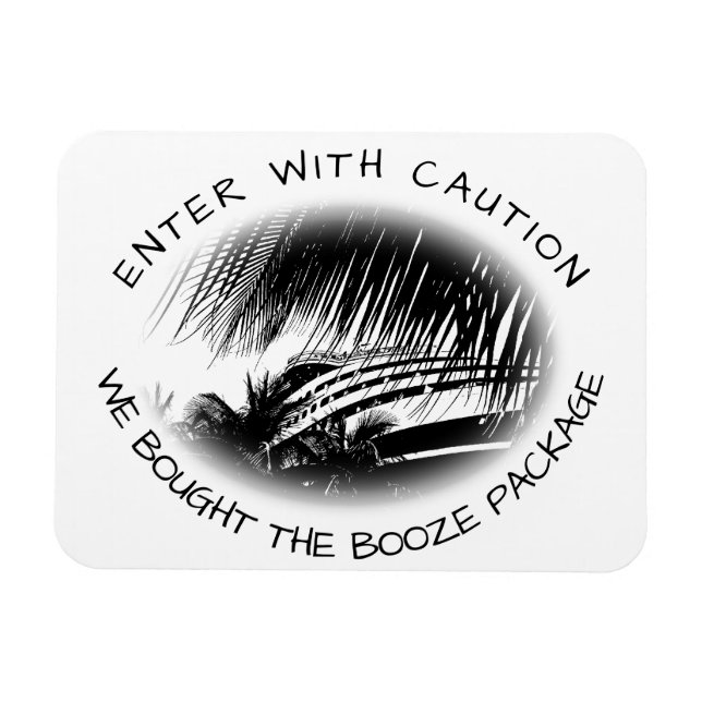 Funny Cruise Door Stateroom köpte Sprit Paket Magnet (Horisontell)