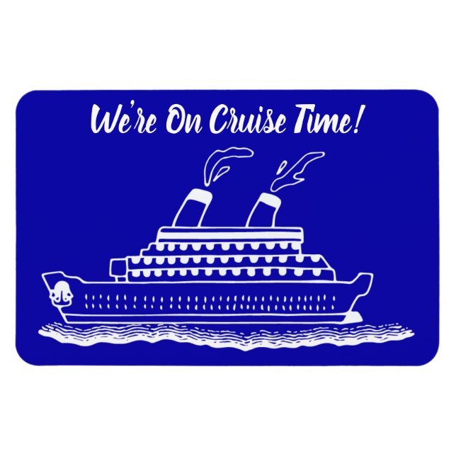 Funny Cruise Frakt Cabin Stateroom Door Marker Magnet (Horisontell)