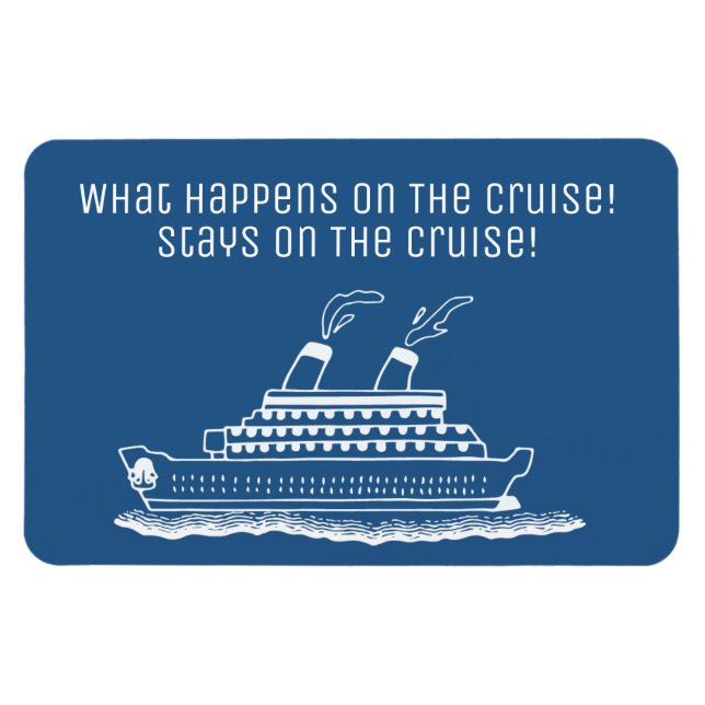 Funny Cruise Frakt Cabin Stateroom Door Marker Magnet (Horisontell)