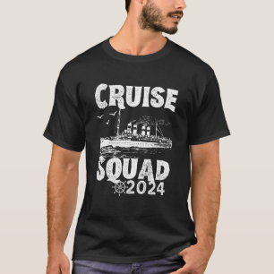 Funny Cruise Squad 2024 - Vacation Vintage T Shirt