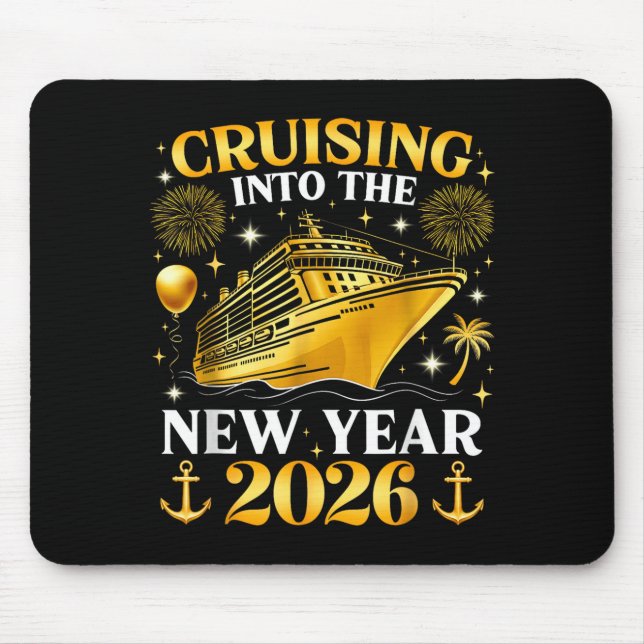 Funny Cruising Into 2026 New Year Matching Family  Musmatta (Framsidan)