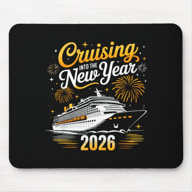 Funny Cruising Into 2026 New Year Matching Family  Musmatta (Framsidan)