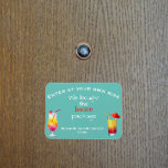 Funny Cruse Door Personlig Sprit Paket Cabin Magnet<br><div class="desc">Den här designen har skapats genom digital grafik. Det kan vara personlig i området att tillhandahålla eller anpassa genom att klicka för att anpassa ytterligare alternativ och ändra namn, initialer eller ord. Du kan också ändra texten färg och stil eller ta bort texten för en bilddesign. Kontakta mig på colorflowcreations@gmail.com...</div>