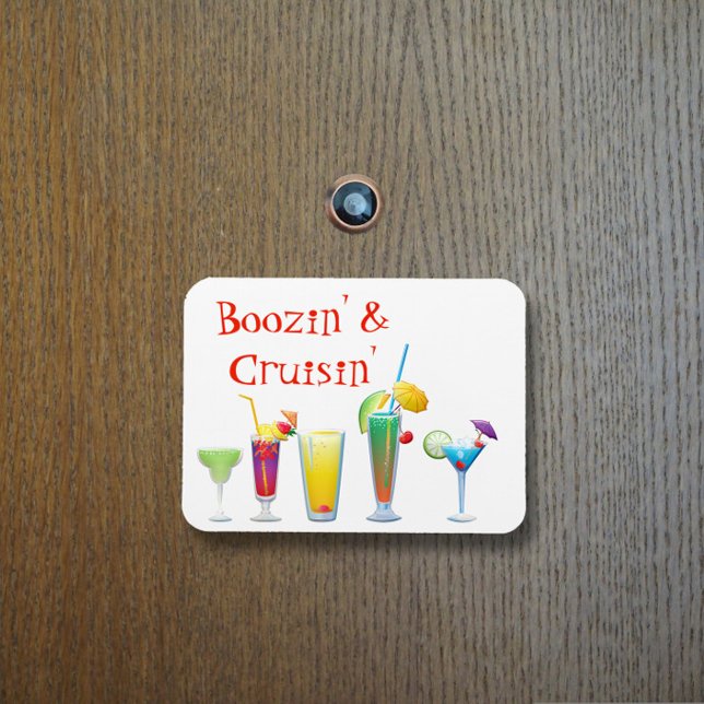 Funny Cruse Door Stateroom Magnet Drinks Cocktails (Skapare uppladdad)