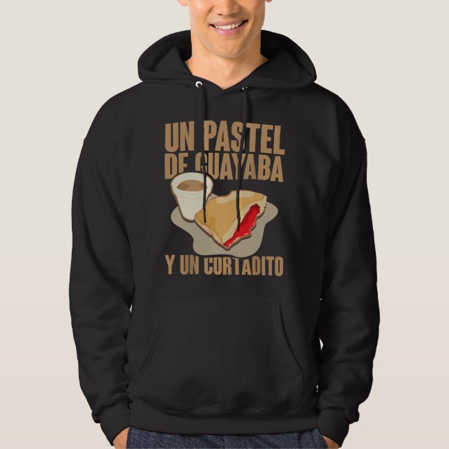 Funny Cuban Coffee Guayaba Guava Breakfast Hoodie (Framsida)