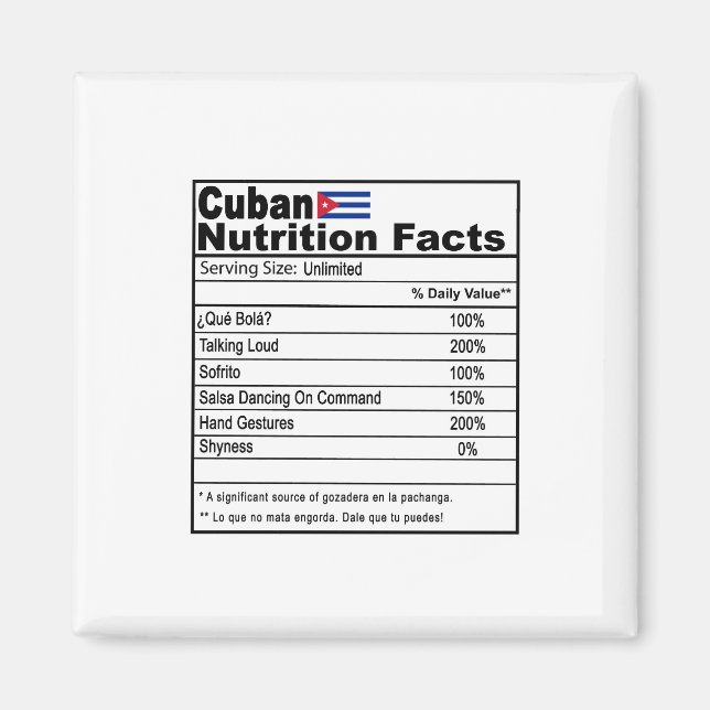 Funny Cuban Magnet (Framsidan)