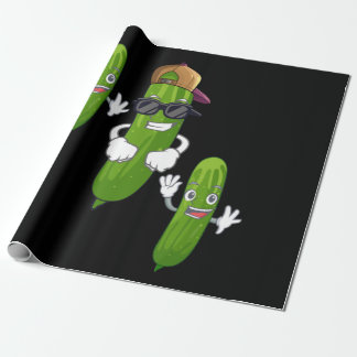 Funny Cucumber Pickle Dancing Food Presentpapper