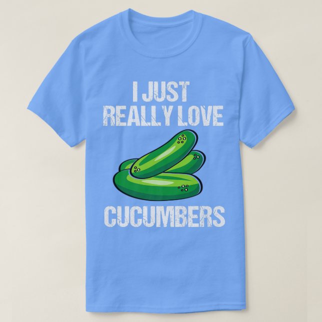 Funny Cucumber Pickles T Shirt (Design framsida)