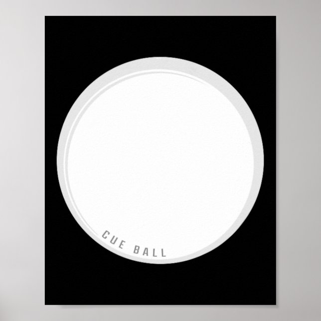 Funny Cue Ll Billiards Main Ll Poster (Framsidan)