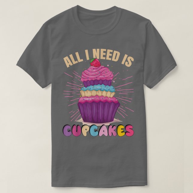 Funny Cuptårta CostumeFunny Baking Outfit Cute Cup T Shirt (Design framsida)