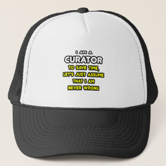 Funny Curator T-Shirts and Gifts Truckerkeps
