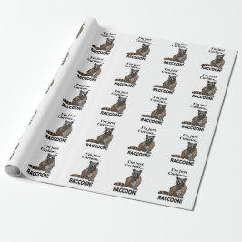 Funny Curious Raccoon Presentpapper