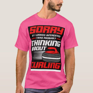 Funny Curling Player Sport Curler Gift T Shirt