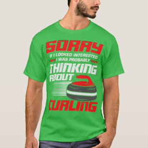 Funny Curling Player Sport Curler Gift T Shirt