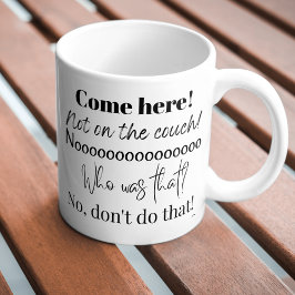 Funny Custom Dog Mom Sayings Mugg