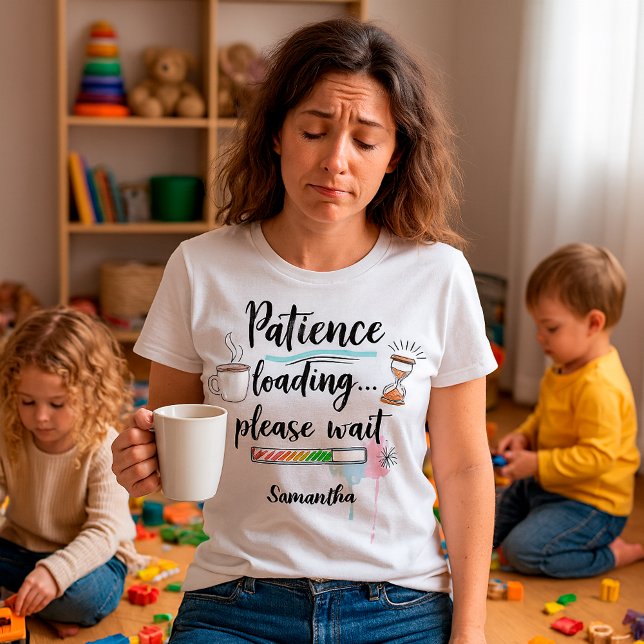 Funny Custom Parenting Mom/Dad Life Humor T Shirt (Skapare uppladdad)