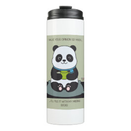 Funny Custom Sarcastic Panda Opinion Coworker Gift