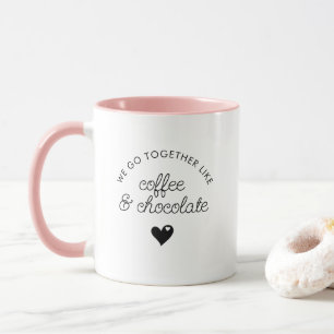 Funny Cute Anpassningsbar Bestie eller Boykompis C Mugg